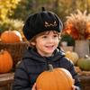 Kids Pumpkin Halloween Knitted Hat, Cute Warm Winter for Boys and Girls