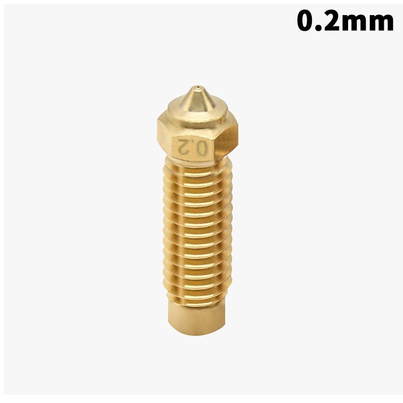3D Printer Accessories Elegoo Nozzle Brass Hard Steel Nozzle 0.2-1.0mm For Neptune 4 Plus Max