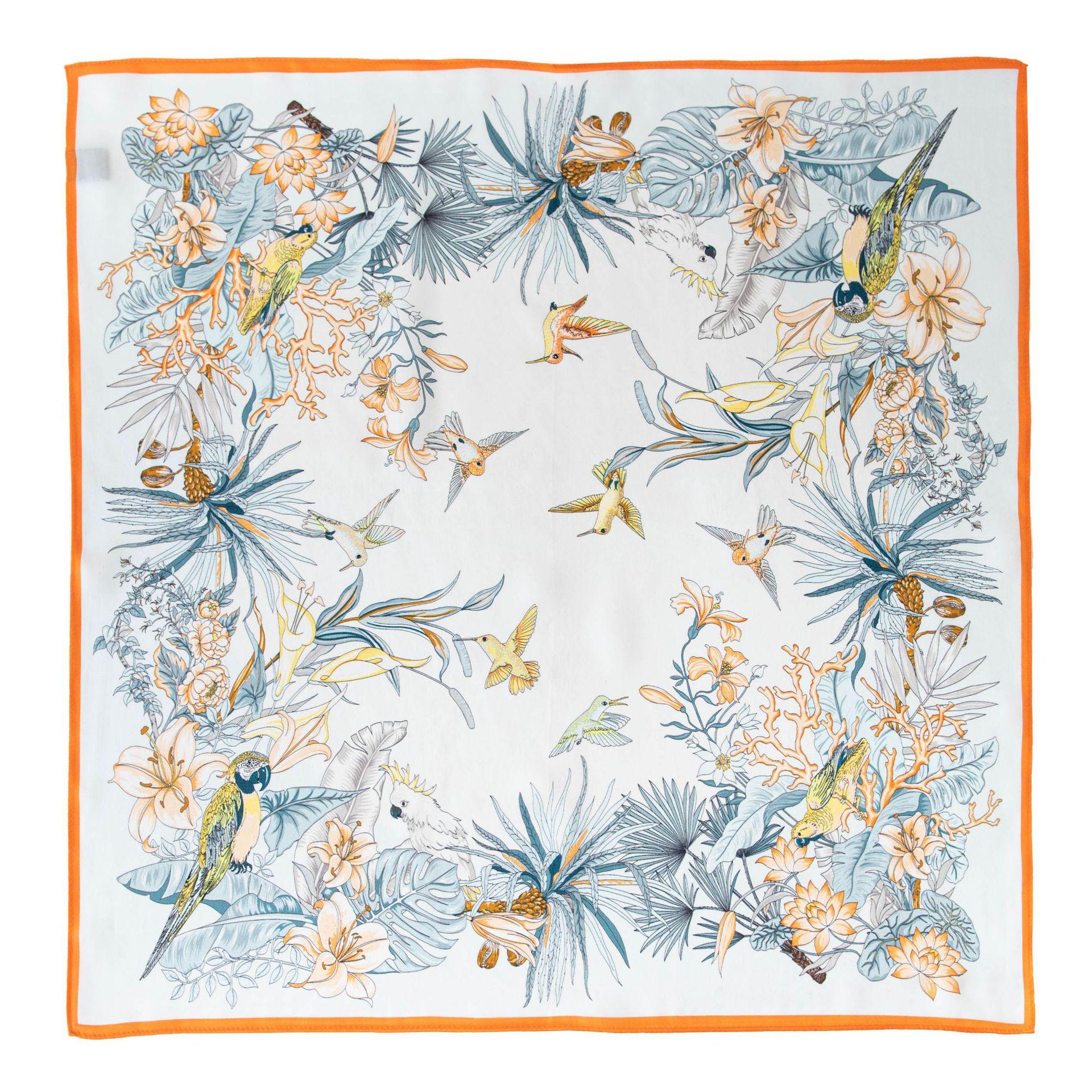 53*53 см 100% шелковица шелковая квадратный шарф масляная живопись роскошные шарфы — фото 14