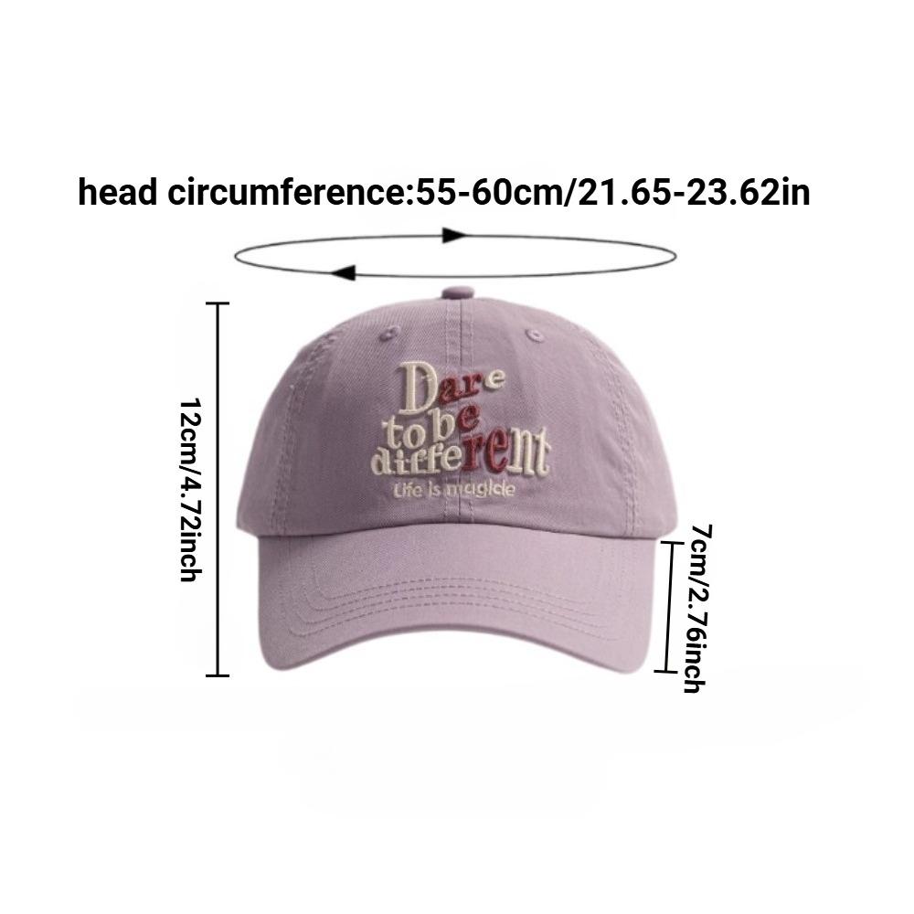 Spring Summer Thin Baseball Cap, Breathable Casual Fashion Embroidery Style for Sports Cycling Running Outdoor, Adjustable Hat