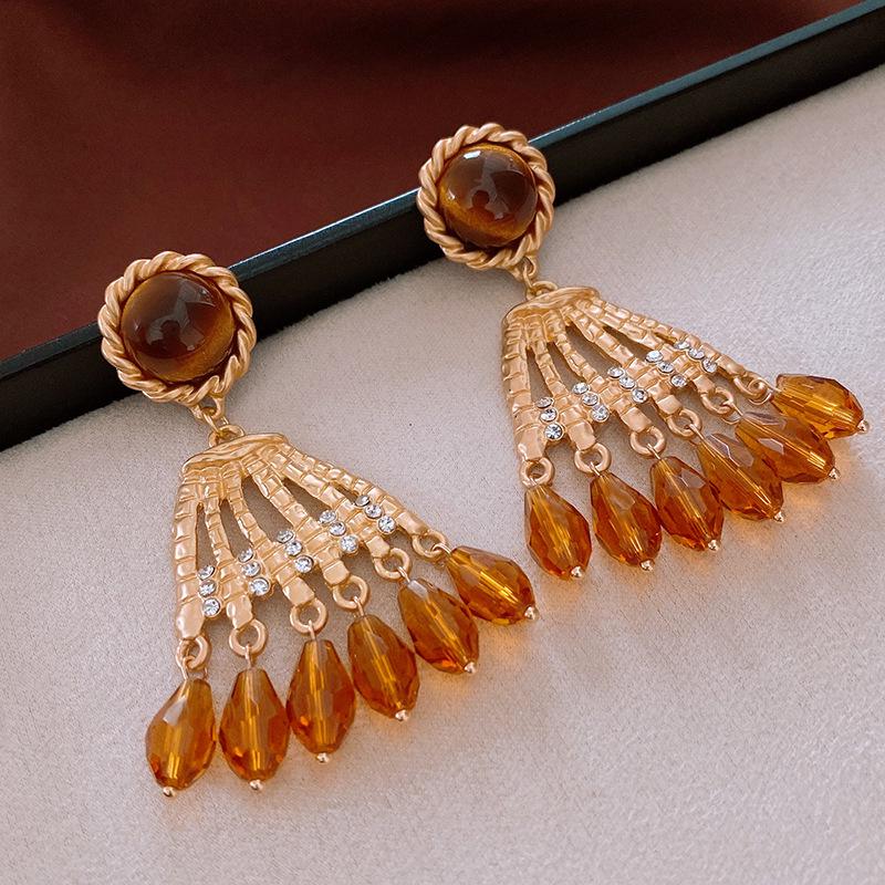 

Винтажные серьги-пусеты с бриллиантами «Серебряная игла» - Ретро и роскошный дизайн для женщин