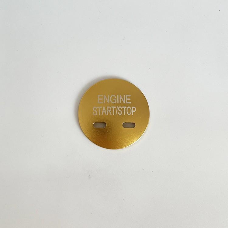 Für MG MG5 MG6 ZS HS Aluminiumlegierung Einknopf-Startverkleidung Zündschalter Dekorativer Ring Autoaufkleber Innenzubehör