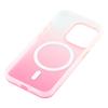 For iPhone 15 Pro Case Compatible with MagSafe Gradient Frosted Design PC + TPU Phone Cover
