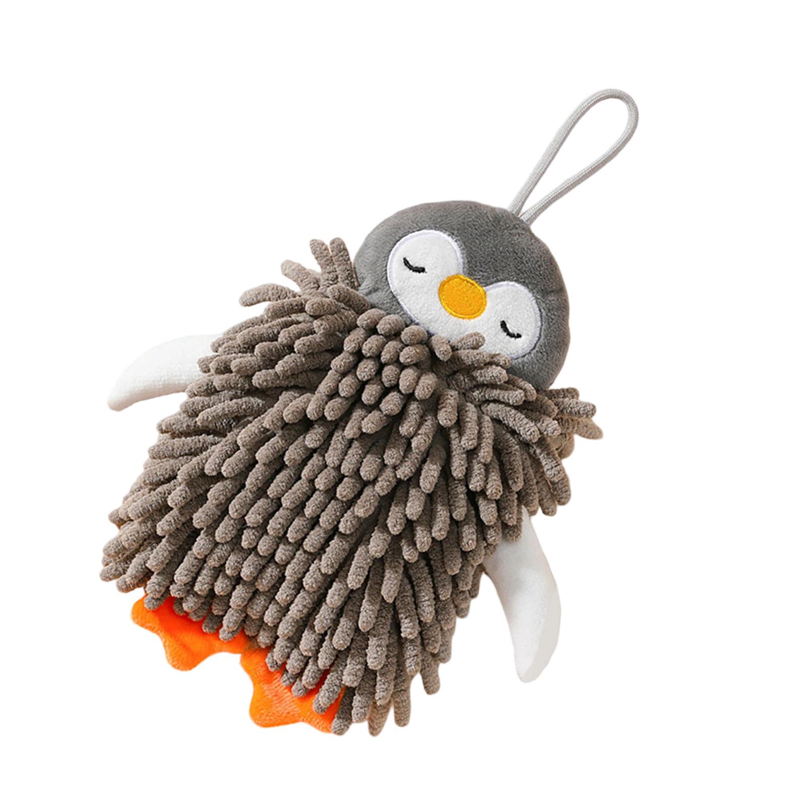 

Lovely Penguin Chenille Hand Towel Quick Drying And Easy To Hang For Home Decoration Hand Towels 1PC 5