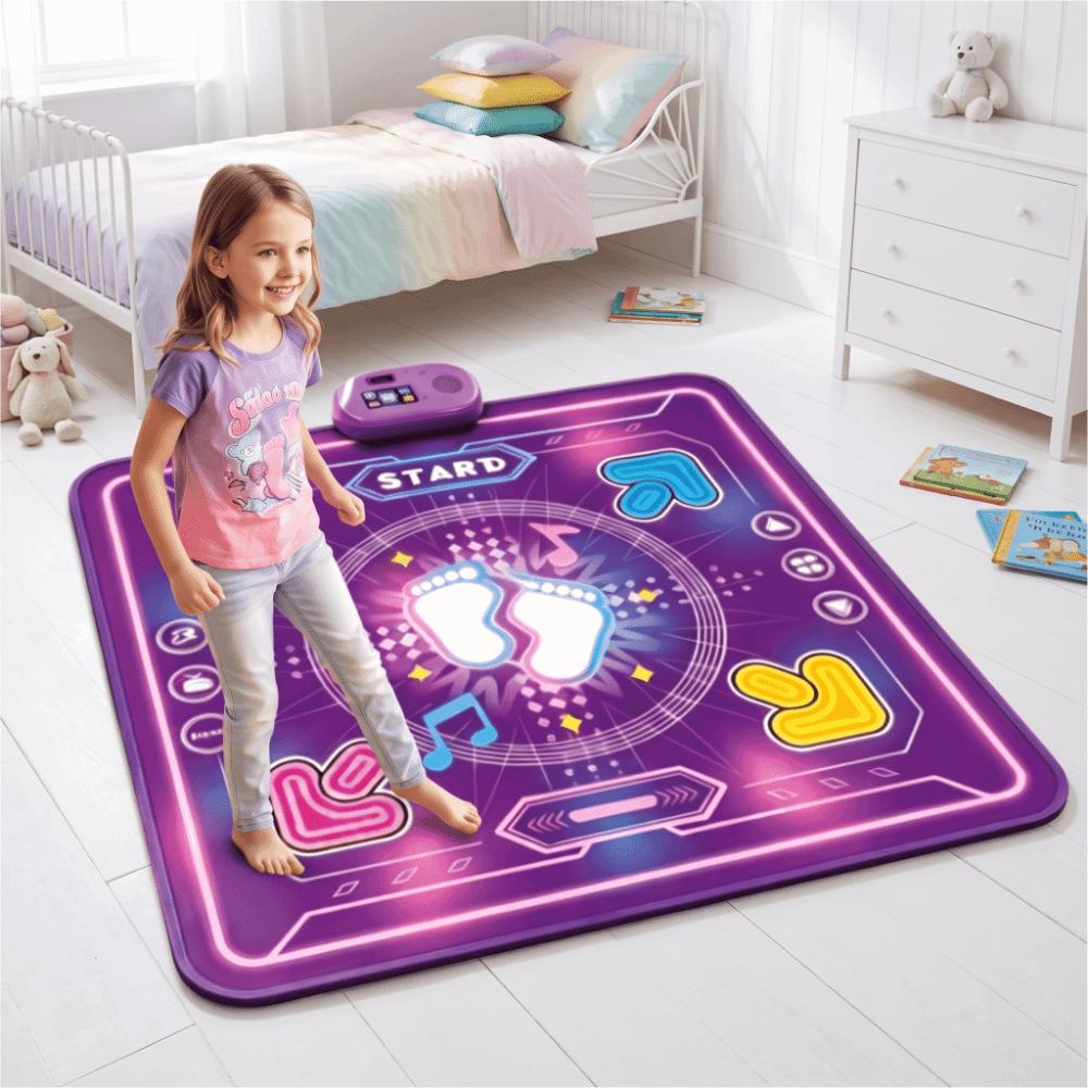 Double Players Mode Dancing Blanket 9 Levels Light Up Jump Mat Electronic Dance Mat  Kids Toy