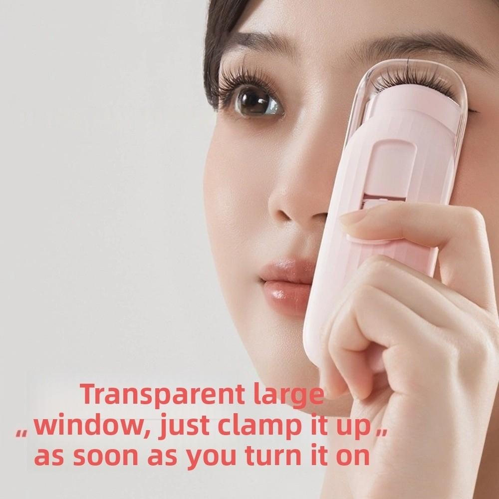 Fast Heating Heated Eyelash Curler Type-C Charging Eyelash Lift Curling Clip  Women