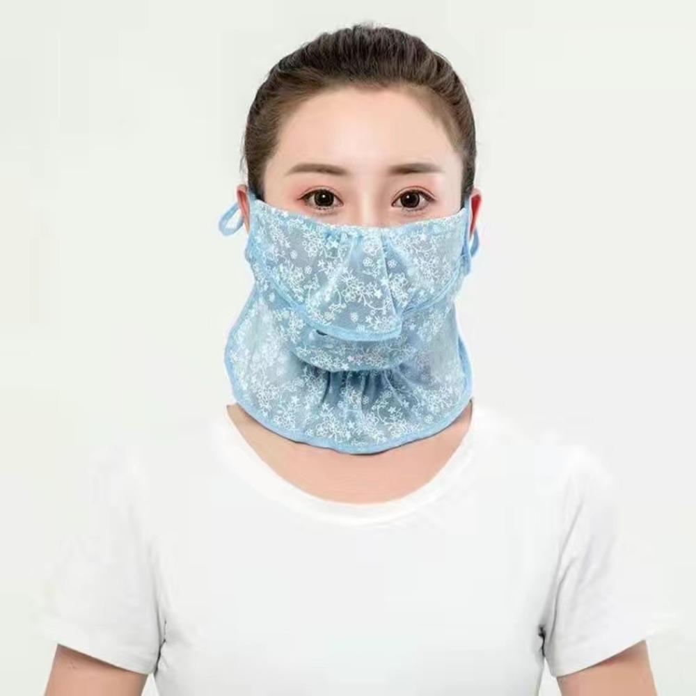 

Hanging Ear Lace Sunscreen Mask Anti-UV Face Cover Scarf Hot Sale Cycling Scarf Outdoor Sports 02