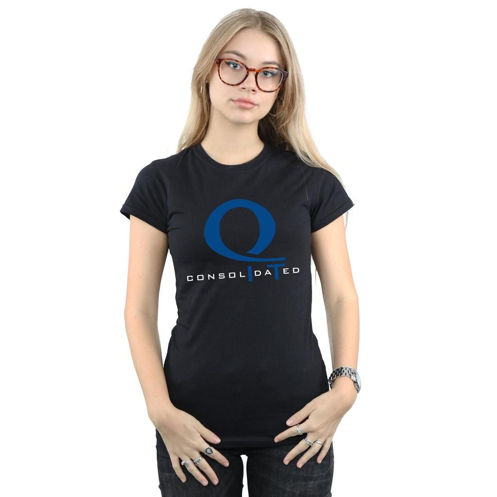 DC Comics Womens/Ladies Arrow Queen Consolidated Logo Cotton T-Shirt