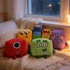 2026 Hot Cartoon number Plush Toy Educational Stuffed Movie TV Number Toys Cute Gift Early  Education