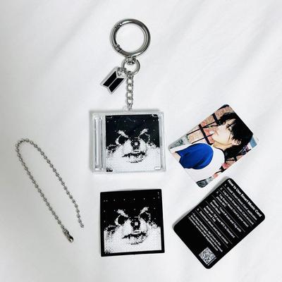 [USED] BTS Mini Album Key Ring Gacha Capsule Toy Taehyung V