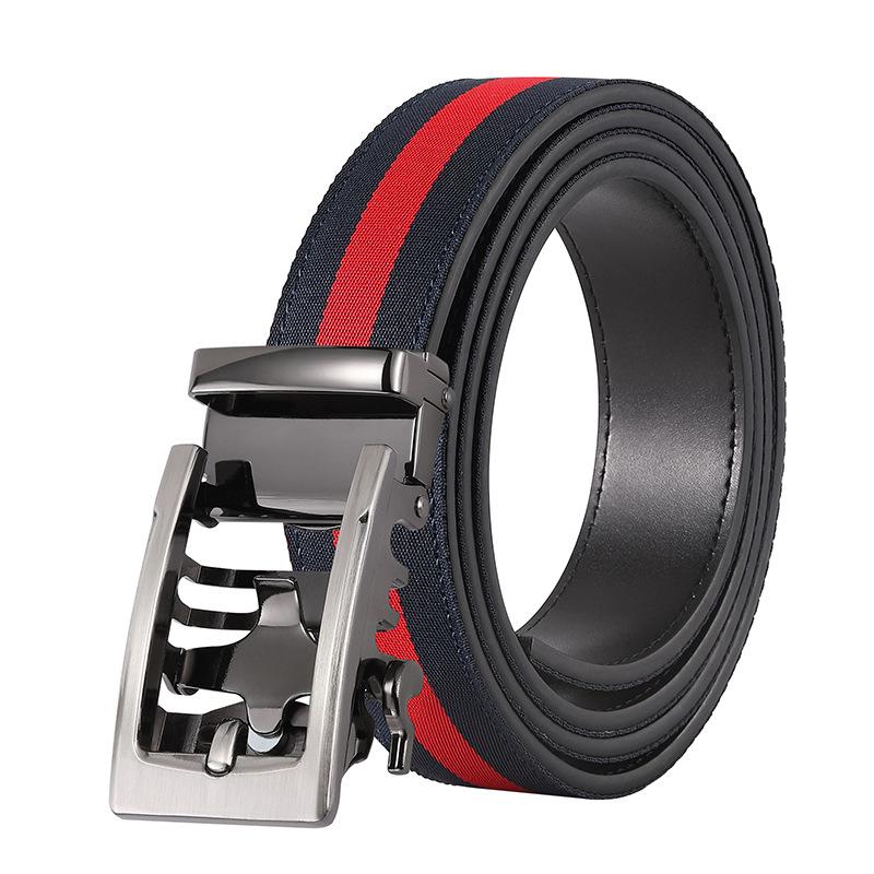 

3.3 см мужской ремень повседневный ремень холст простой ремень с автоматической пряжкой 140*3.15cm