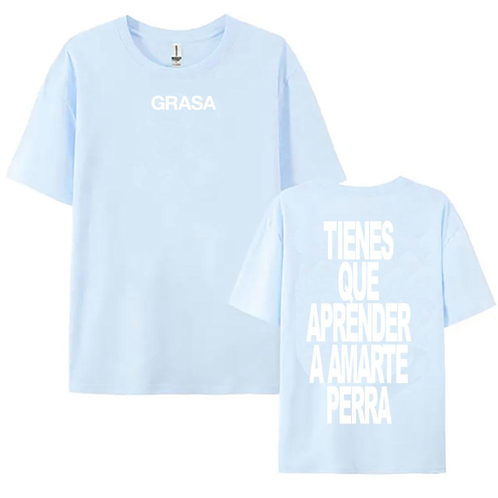 TIENES QUE APRENDER A AMARTE Tshirts SI TE DUELE CURITA Print T-shirt Nathy Peluso Singer Graphic T Shirt Cotton Tees