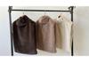 Autumn/Winter Mink Fur High Collar Sleeveless Vest Shawl 