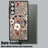 Magnetic For Magsafe Case For Samsung Galaxy S26 Ultra S25 S24 Plus S23 S22 S21 FE Vintage Floral Pattern Matte Cover
