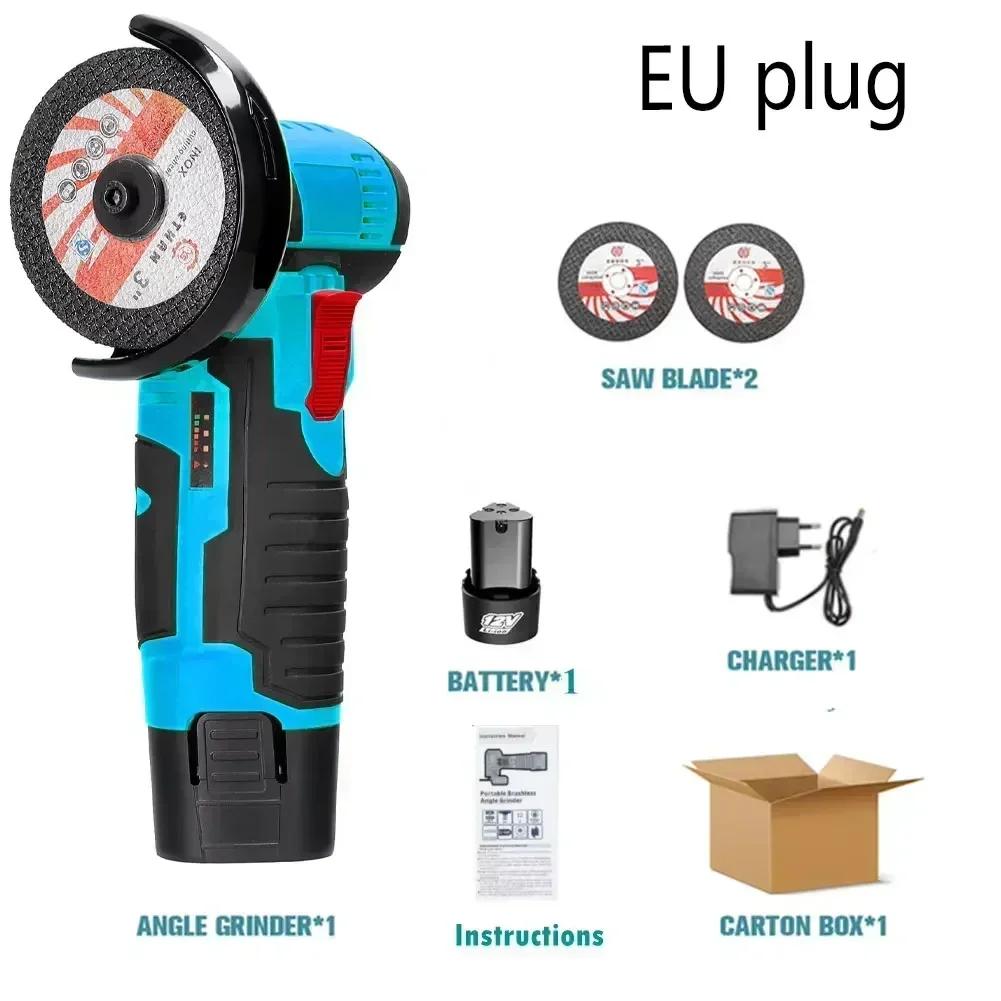 

Мини угловая шлифмашина с щеточным двигателем, микро шлифмашина для алмазной резки, 12 В беспроводной электроинструмент