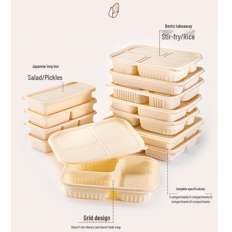 Biodegradable Corn Starch Takeaway Container
