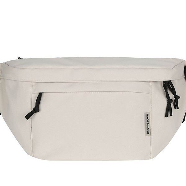 Trendy brand messenger bag boys casual Japanese big backpack sports fanny pack diagonal straddle women's shoulder bag male trendy student breast bag