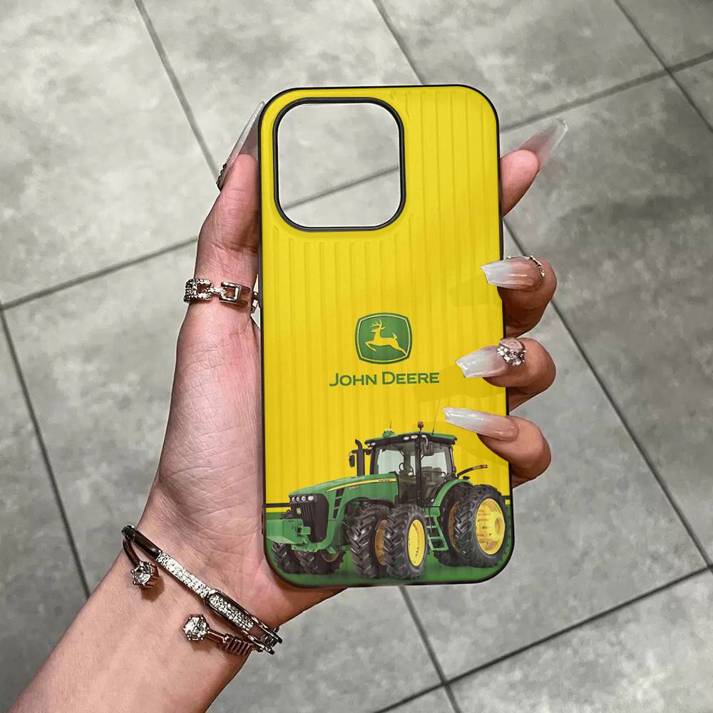 

Green J-John Truck D-Deeres For IPhone 16 15 11 12 13 14 17 Pro Max PLUS Pro Soft Corrugated Silicone Back Phone Case iPhone 17pro max