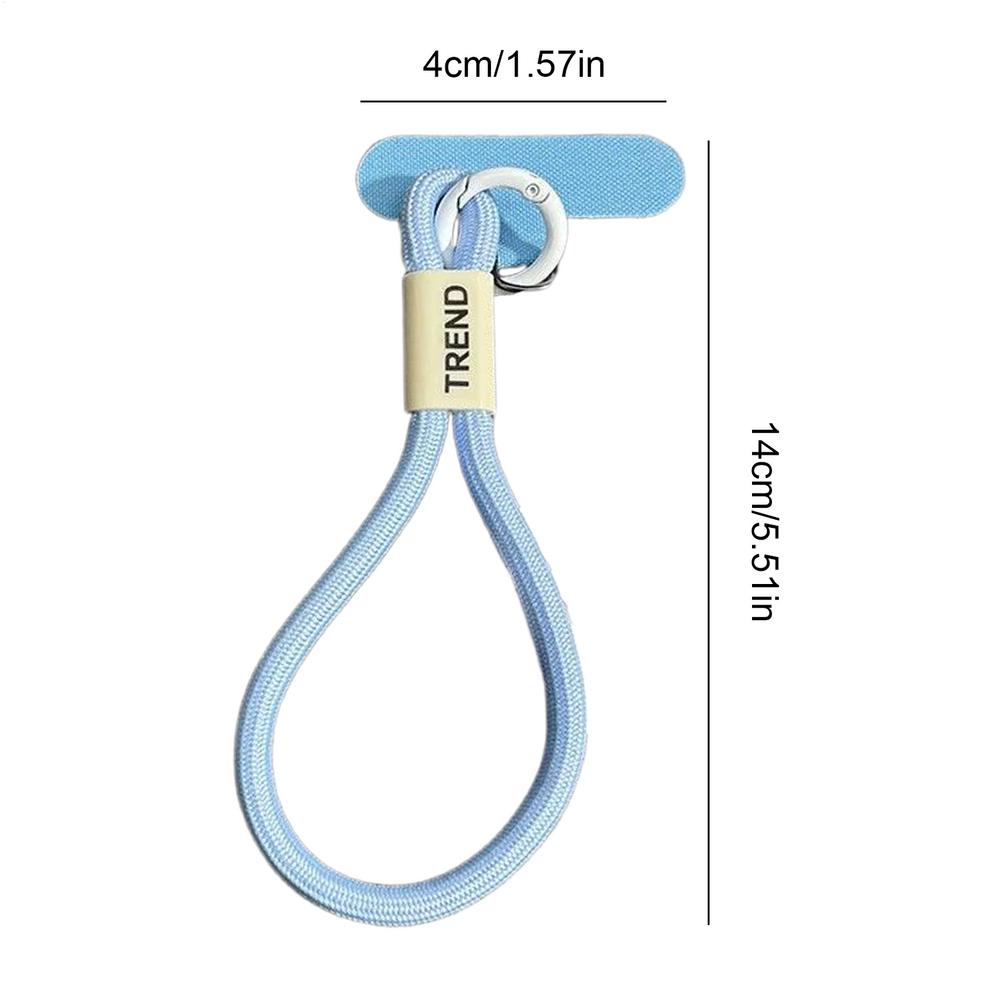 

New Phone Wrist Strap Adjustable Cellphone Hand Wrist Lanyard For Girl Gift Traveling Drop Protection Cell Phone Wristlet Strap світло-синій колір