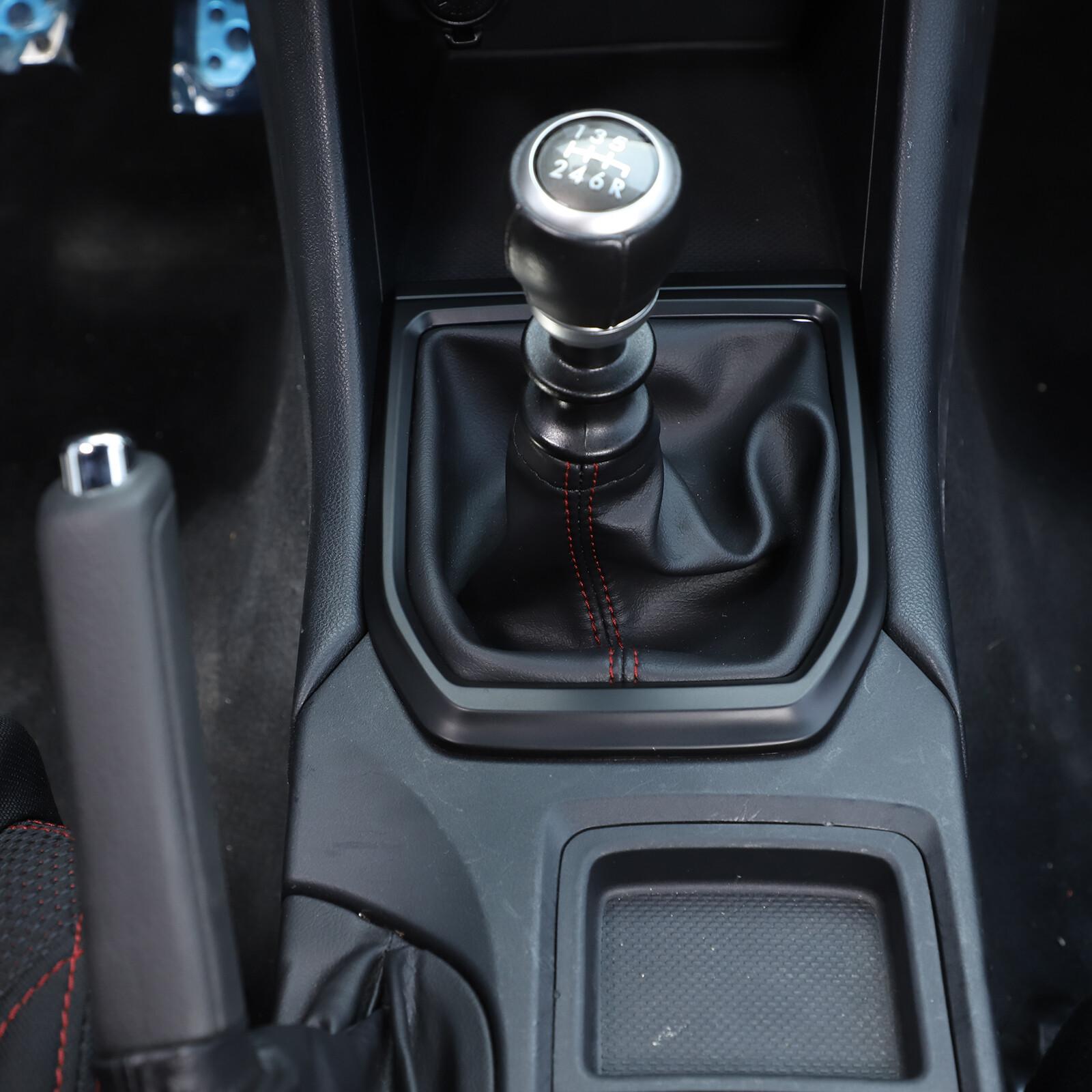 Matte Black Center Console Gear Shift Panel Cover for Subaru WRX VB MT -24