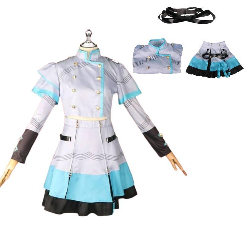 

Cute And Charming Teto Cosplay Outfit For Summer 2024 Featuring Soft Polyester Fabric XXL синий