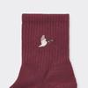 GU by Uniqlo Stil Beheizte Knöchelsocken Bestickt