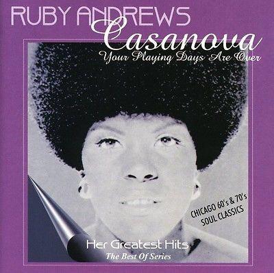 

CD RUDY ANDREWS; RUBY ANDREWS - Casanova AIM2024 AIM 2000 Japan Soul/Funk Used