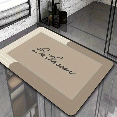VIKAMA Minimalist Bathroom Diatomaceous Earth Carpet Quick Suction Anti Slip Shower Room Dry Area Entrance Floor Mat
