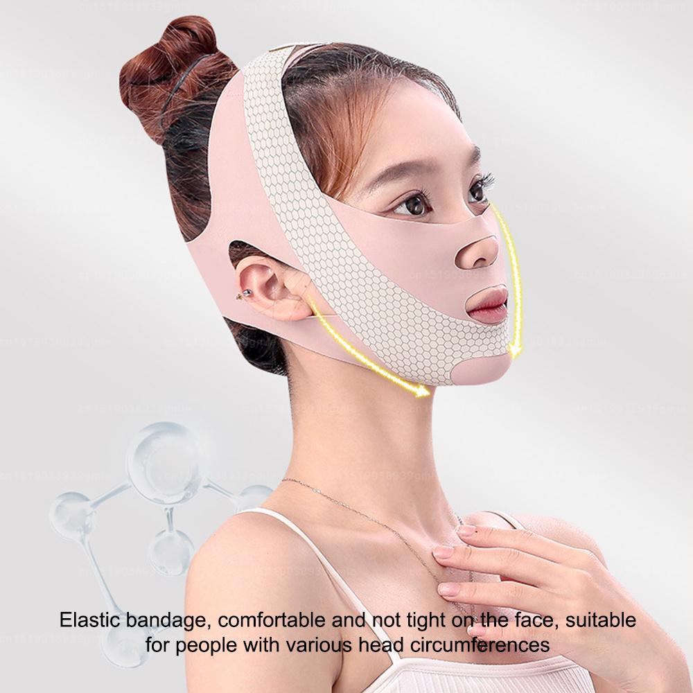 Faixa Adelgaçante para Rosto V-Line Modelador Facial Redutor de Papada Cinto de Lifting Facial Massageador Facial Antirrugas Ferramenta de Cuidados com a Pele para Mulheres