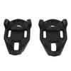 1 Pair of Plastic Black Road Bike Cycling Cleat Lock Anti Skid Road Bike Cleat for Riding