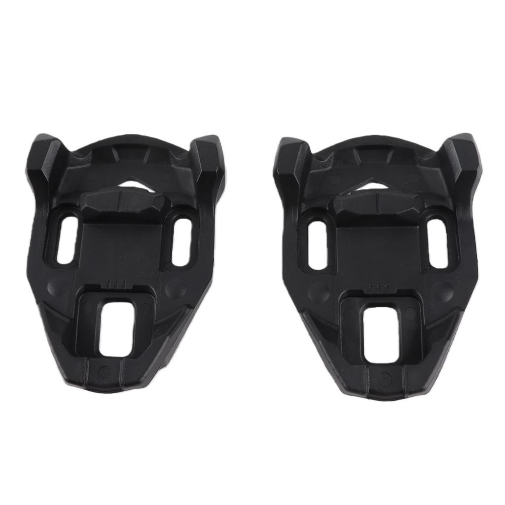 1 Pair of Plastic Black Road Bike Cycling Cleat Lock Anti Skid Road Bike Cleat for Riding