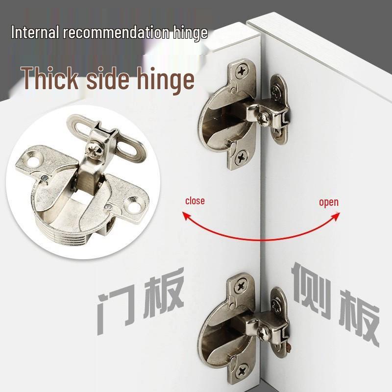 Inward Opening Ultra-Short Arm Concealed Hinge for Full Overlay Wardrobe Doors