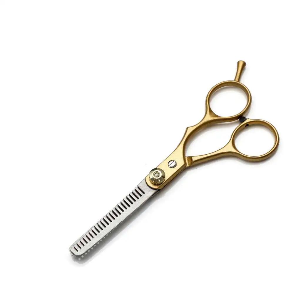Pet Grooming Scissor Professional 6 Inch Hairdressing gold Scissors for Dogs Sharp Thinning / Curved Scissors Dog Grooming Tool