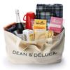 Dean & Deluca Big Tote Bag, Natural, with Inner Pocket, Large Capacity, 35 X 64.5 X 20cm, Handle Length 56cm