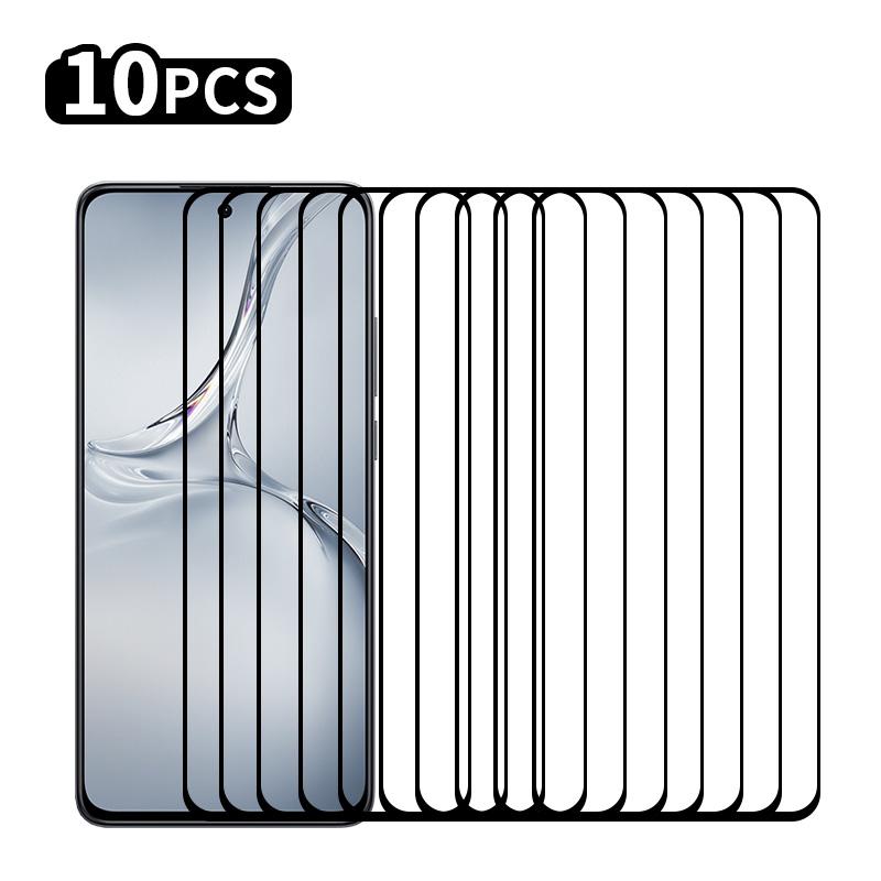 

RURIHAI 10Pcs For Oppo K12x 5G (India) High Aluminium-Silicon Glass Film 0.26mm 2.5D Secondary Hardening Screen Protector Type A