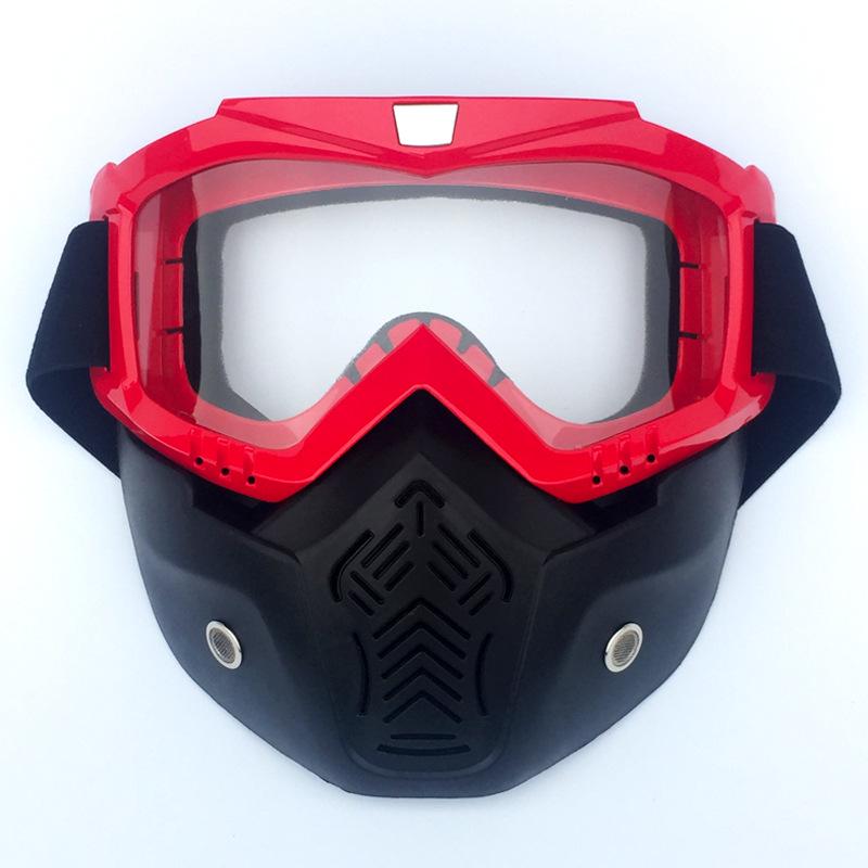 Retro Motorcycle Mask Goggles for Men and Women - Ideal for Off-Road Riding and Skiing
