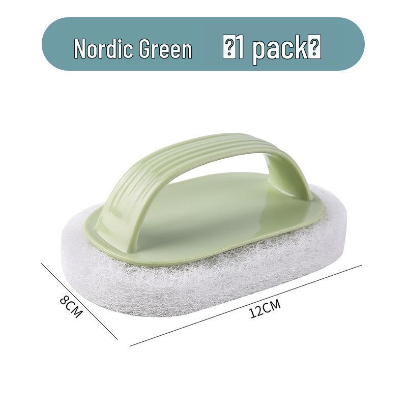 Multi-Purpose Cleaning Brush Set with Handle: Bathroom, Tile, Toilet, Floor, Kitchen, and Dishwashing Scrubber