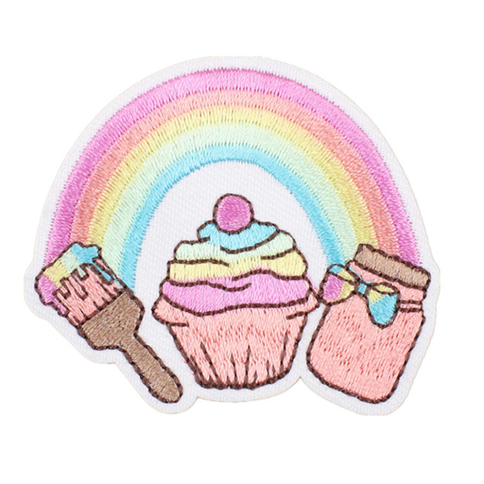 

Вышитые нашивки Цветы Заплатки для ремонта Пришивные нашивки Аппликации Мультяшный автобус Пришивные нашивки для одежды Сумки 6