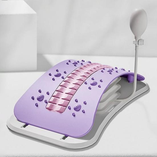 Back Stretcher Waist Trainer Adjustable Spine Decompressor Scoliosis Sciatica Lower Back Pain Relief Massager