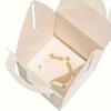 30 Stück Weiße Geschenkverpackung, Einzel-Cupcake-Boxen mit Klarsichtfenster und Griff, Papier-Gebäckbehälter für kleine Kuchen, Muffins