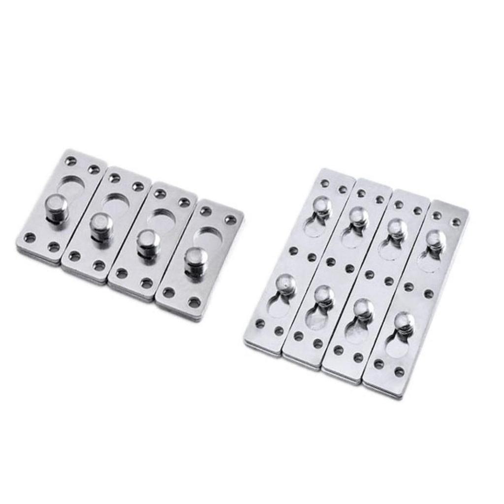 4Pcs Bed Rail Fasteners Premium Connector Iron Thickened Connecting Fittings