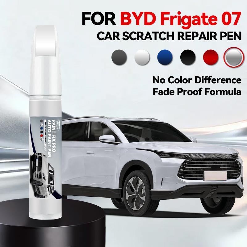 

For BYD Frigate 07 Drive Paint Repair Brush Touch Up Scratch Remover DIY Auto Accessories Black White срібний