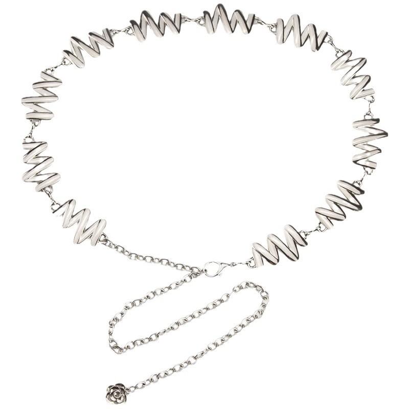 European and American Metal Decorative Waist Chain Women's Fashion Versatile Skirt Suit Body Chain Women's Style