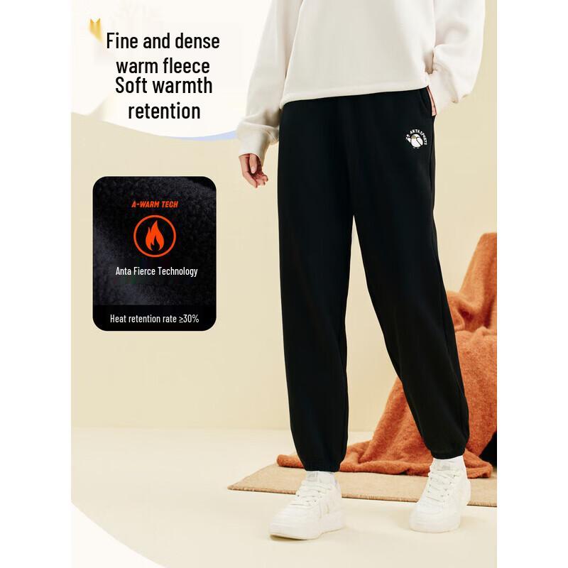 ANTA Snow Owl Women s Fleece-Lined Jogger Pants 175/XL