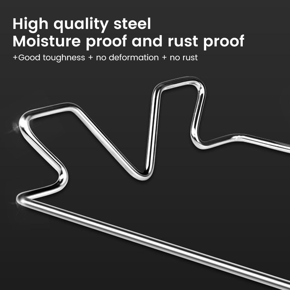 2Pcs Trash Rack for Kitchen Stainless Steel Hanging Garbage Bags Holder Cabinet Trash Bag Storage Holder Kitchen Gadgets