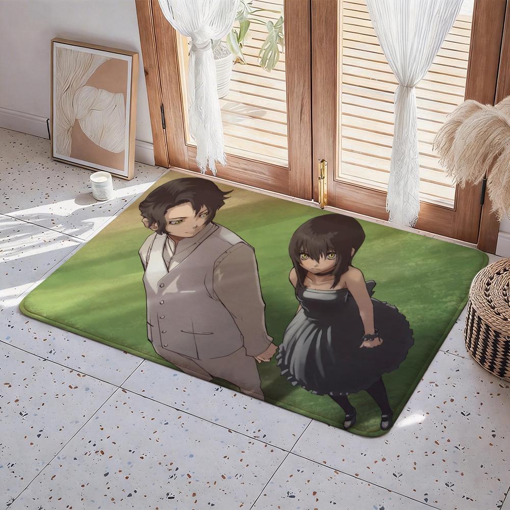 Anime B Baccano! Floor Mat Eco Flannel Doormat Non Slip Odorless Indoor Floor Rug Soft Short Plush Home Mat