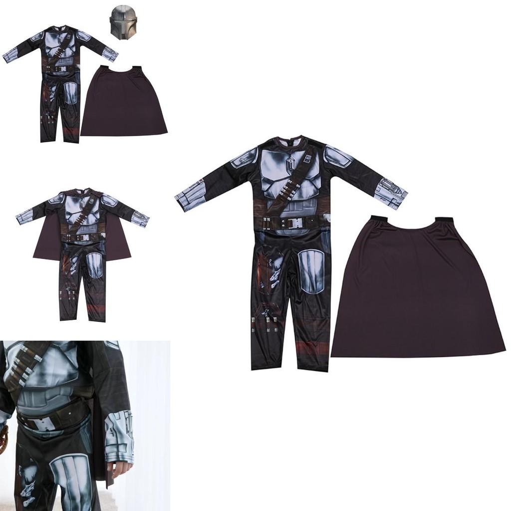 Fantasia Respirável e Macia de Star Wars O Mandaloriano Para Cosplay e Diversão de Halloween