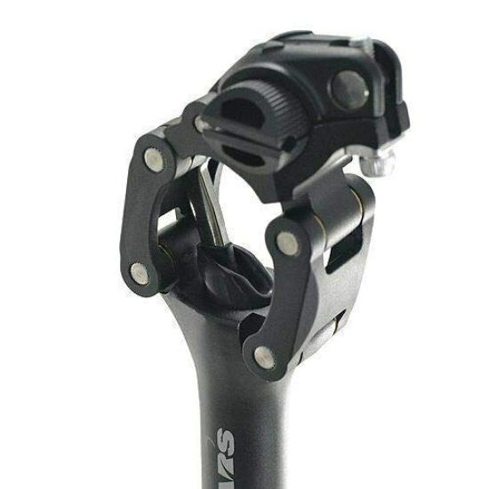 TMARS Suspension Seat Post with Paralleogram System Black SD-475 27.2x400mm, #ST1742