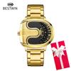 Luxury Original Men Watches Sports Golden Quartz Gold Men's Wrist Watches Steel Waterproof Watches for Mens Relogio Masculino