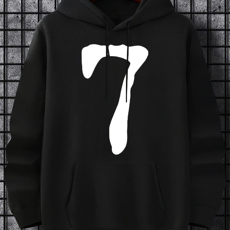 

Свитшот с капюшоном приталенного кроя для мужчин против морщин XXL чёрный